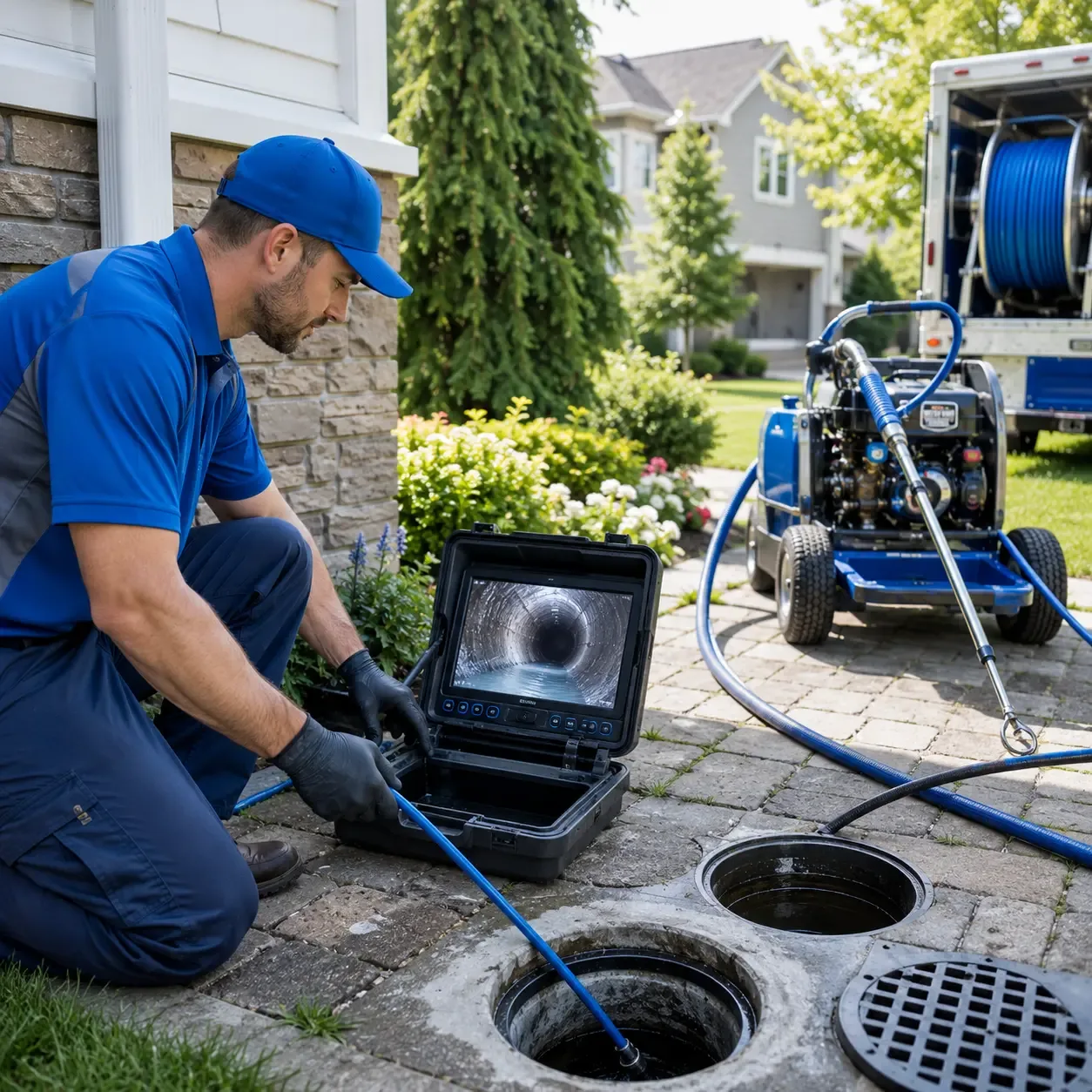 Outdoor drain cleaning professionals serving Crosby, MS